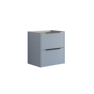 Dansani Mido vaskeskab 60 cm m/2 skuffe stribet blå mat - 1