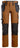 Snickers Fuldstretch arbejdsbukser hylsterlommer 6271 brun/sort str 56 - 1