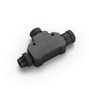 T-stykke til Lav volt Sort - 1