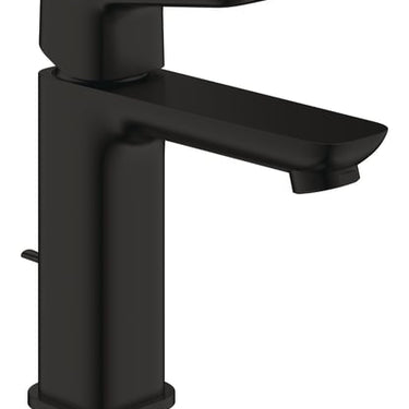 GROHE Cubeo Håndvaskarmatur m/bundventil og koldstart M-size mat sort - 1