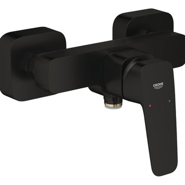 GROHE Cubeo Etgrebsbatteri til kar og brus m/2 udgange brus sort - 1
