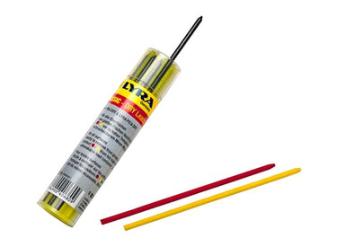 Dybhulspen refill rød gul og sort Basic 12stk Lyra Dry  10,5 cm - 1