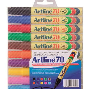 Marker Artline 70 Permanent 10-sæt - 1