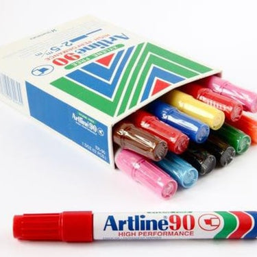 Marker Artline 90 5.0 assorteret farver - 1