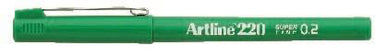 Fineliner Artline 220 SF 0.2 grøn - 1