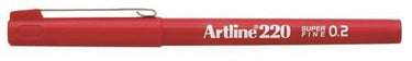 Fineliner Artline 220 SF 0.2 rød - 1