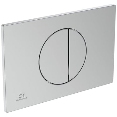 OLEAS M5 Mekanisk betjeningsplade 230x7,5x150mm børstet krom - 1