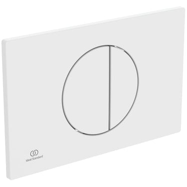 OLEAS M5 Mekanisk betjeningsplade 230x7,5x150mm silke hvid - 1