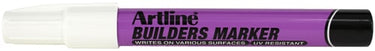 Artline builders marker hvid - 1