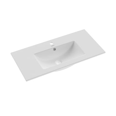 KRISS Skandi Stila porcelænsvask 81cm - 1