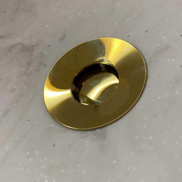 KRISS Magic bundventil til vask u/overløb guld - 1