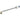 Geberit Kappa tilslutningsslange afzinkningsbestandig EPDM 3/8"x225mm/DN8 t/indb.cist - 1