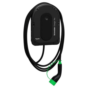 Ladeboks, Schneider Charge Pro, 1P-3P, Fastgjort kabel, 7,4-11-22 kW, 16-32A, med 4G-modem - 1