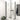 Dansani A91-03 brusedør 200 x 87-89 cm sort/klart glas - 2