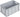 WEZ Eurokasse Grå 52,8L 600x400x278mm - 1
