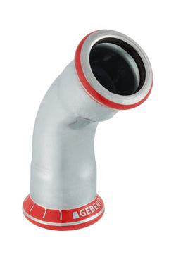 Geberit Mapress bøjning FZ 45° 35mm muffe/muffe - 1