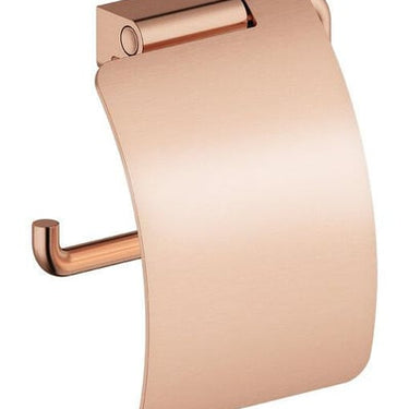 Damixa Zen toiletpapirholder m/cover børstet kobber PVD - 1