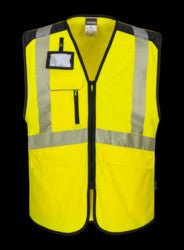 Portwest advarselsvest Hiviz gul PW309 str XL - 1