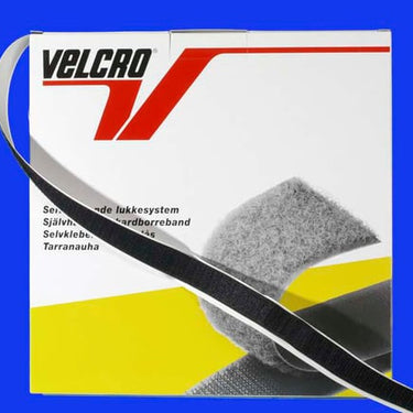 Velcrotape hun del sort 20MMX25M - 1