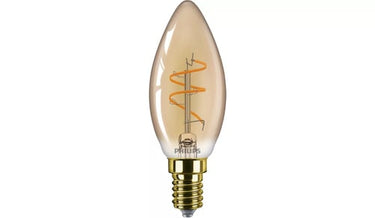 Filament kertepære ravfarvet 15 W B35 E14 - 1