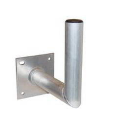 Gavl beslag vinkel ø50 250 x 250mm Alu - 1