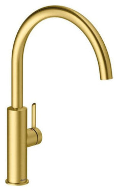 Damixa Iris køkkenarmatur 225mm C-tud børstet messing - 1