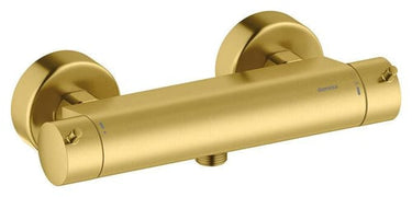 Damixa Iris termostatbatteri 1/2" børstet messing - 1