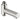 Damixa Iris kartud m/omskifter 3/4"x1/2"/117mm stål - 1