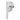 LK One stikkontakt flexFront, 2-polet med DK-jord, 1½ modul, hvid, 100 stk. bulkforpakning - 4