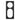 LK One designramme, 2½ modul, sort - 3