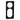 LK One designramme, 2½ modul, sort - 5