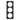 LK One designramme, 3 modul, sort - 6