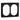 LK One designramme, 2x1½ modul, sort - 1