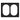 LK One designramme, 2x1½ modul, sort - 5