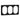 LK One designramme, 3x1½ modul, sort - 1