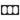 LK One designramme, 3x1½ modul, sort - 8