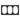 LK One designramme, 3x1½ modul, sort - 3