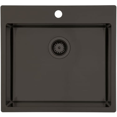 Lavabo Kubus 540 Soft køkkenvask m/hh PVD dark bronze - 1