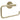 Lavabo Luna toiletpapirholder børstet PVD messing - 1