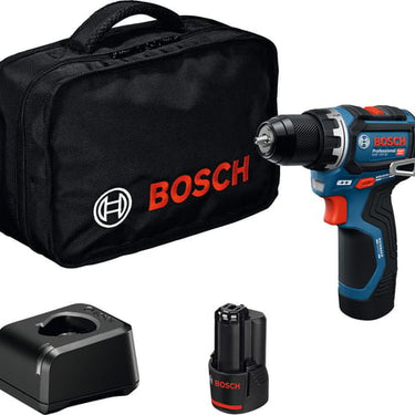 Blå Bosch GSR 12V-32 Bore-/skruemaskine 2x2Ah taske - 1