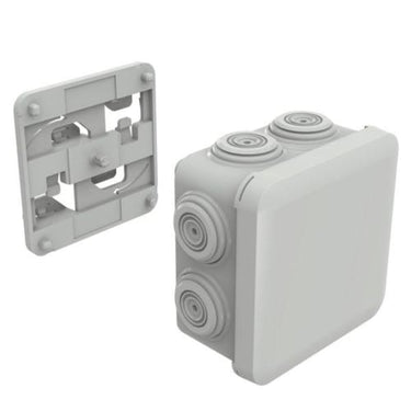 Plexo komplet dåse med beslag 80x80 - 1