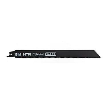 Bajonetsavklinge metal 225x19mm HSS Bimetal 14TPI 5 stk HSS M2 tænder - 1