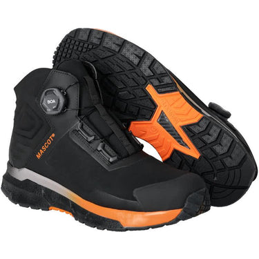 Mascot Sikkerhedsstøvle F1681 sort/stærk orange str 48 - 1