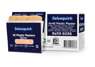 Salvequick Plastplaster 45stk./refill - 1