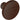 Ifö knopgreb  t/møbel Ø28 x 19 mm nøddetræ - 1