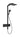 hansgrohe Raindance Alive Q Showerpipe 210/340 1jet EcoSmart m/ShowerSelect Comfort mat sort - 1