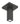 hansgrohe loftbefæstigelse E 10 cm 1/2" børstet sort krom PVD - 1