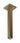 hansgrohe loftbefæstigelse E 30 cm 1/2" børstet bronze PVD - 1