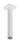 hansgrohe loftbefæstigelse E 30 cm 1/2" mat hvid - 1