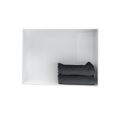KRISS hylde hvidt stål 40x30x14cm - 1